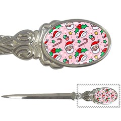 Colorful Funny Christmas Pattern Santa Claus Letter Opener