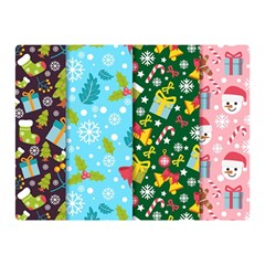 Flat Design Christmas Pattern Collection Double Sided Flano Blanket (mini) 