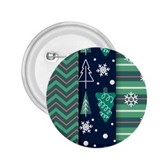 Flat Design Christmas Pattern Set 2 25  Buttons