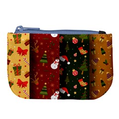Hand Drawn Christmas Pattern Collection Large Coin Purse by Vaneshart