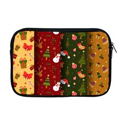 Hand Drawn Christmas Pattern Collection Apple Macbook Pro 17  Zipper Case