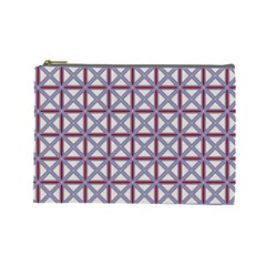 Df Donos Grid Cosmetic Bag (large) by deformigo