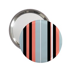 Bandes Orange/bleu/noir 2 25  Handbag Mirrors by kcreatif