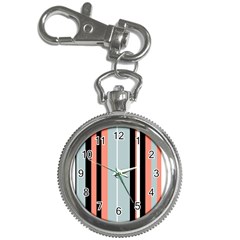 Bandes Orange/bleu/noir Key Chain Watches by kcreatif