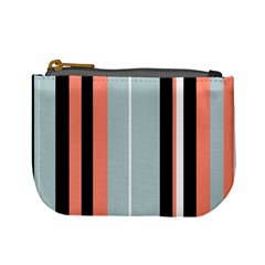 Bandes Orange/Bleu/Noir Mini Coin Purse