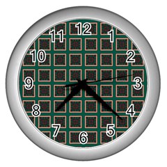 Df Bonnar Vinck Wall Clock (silver) by deformigo