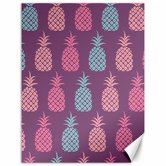 Pineapple Wallpaper Pattern 1462307008mhe Canvas 12  X 16  by Sobalvarro