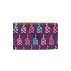 Pineapple Wallpaper Pattern 1462307008mhe Cosmetic Bag (xs)