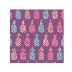 Pineapple Wallpaper Pattern 1462307008mhe Small Satin Scarf (square) by Sobalvarro