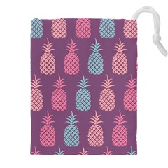 Pineapple Wallpaper Pattern 1462307008mhe Drawstring Pouch (4xl) by Sobalvarro