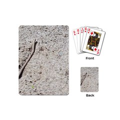 Beach Sand Playing Cards Single Design (mini) by Fractalsandkaleidoscopes