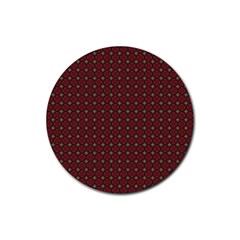 Df Victoria Cadenti Rubber Round Coaster (4 Pack)  by deformigo