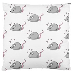 Mouse Seamless Pattern Large Cushion Case (one Side) by Vaneshart