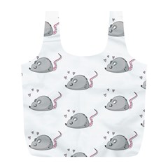 Mouse Seamless Pattern Full Print Recycle Bag (l)