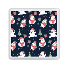 Colourful Funny Christmas Pattern Memory Card Reader (square)