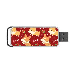 Colorful Funny Christmas Pattern Dog Puppy Portable Usb Flash (one Side)