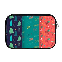 Hand Drawn Christmas Pattern Collection Apple Macbook Pro 17  Zipper Case