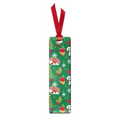 Colorful Funny Christmas Pattern Green Small Book Marks