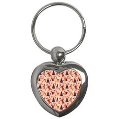 Funny Christmas Pattern Key Chain (heart)