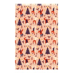 Funny Christmas Pattern Shower Curtain 48  X 72  (small)  by Vaneshart