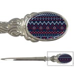 Christmas Concept With Knitted Pattern Letter Opener Front