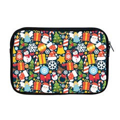 Colorful Pattern With Decorative Christmas Elements Apple Macbook Pro 17  Zipper Case