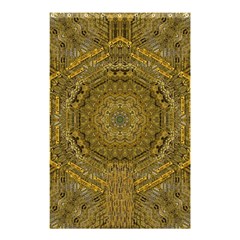 Golden Star And Starfall In The Sacred Starshine Shower Curtain 48  X 72  (small)  by pepitasart