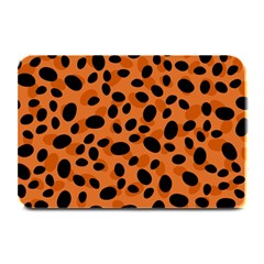 Orange Cheetah Animal Print Plate Mats by mccallacoulture