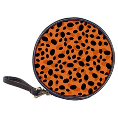 Orange Cheetah Animal Print Classic 20-cd Wallets by mccallacoulture