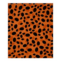 Orange Cheetah Animal Print Shower Curtain 60  X 72  (medium)  by mccallacoulture