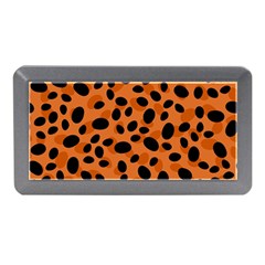 Orange Cheetah Animal Print Memory Card Reader (mini) by mccallacoulture