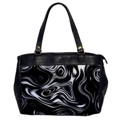 Wave Abstract Lines Oversize Office Handbag