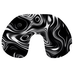 Wave Abstract Lines Travel Neck Pillow