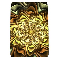 Fractal Flower Petals Gold Removable Flap Cover (l) by HermanTelo