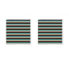 Stripey 1 Cufflinks (square) by anthromahe