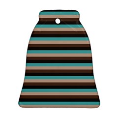 Stripey 1 Bell Ornament (two Sides)