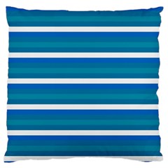 Stripey 3 Large Flano Cushion Case (two Sides) by anthromahe