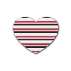 Stripey 5 Heart Coaster (4 Pack) 