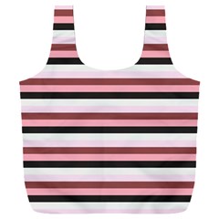 Stripey 5 Full Print Recycle Bag (xxl) by anthromahe