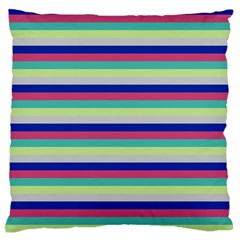Stripey 6 Large Cushion Case (Two Sides)
