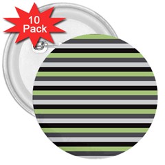 Stripey 8 3  Buttons (10 Pack)  by anthromahe