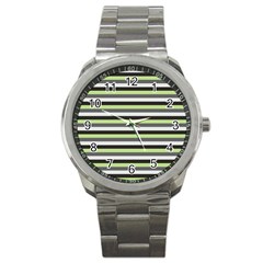 Stripey 8 Sport Metal Watch by anthromahe