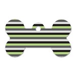 Stripey 8 Dog Tag Bone (One Side) Front