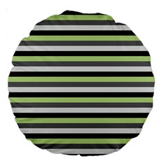 Stripey 8 Large 18  Premium Round Cushions by anthromahe