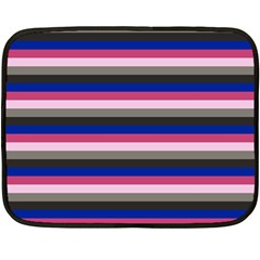 Stripey 9 Fleece Blanket (mini) by anthromahe