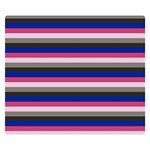 Stripey 9 Double Sided Flano Blanket (Small)  50 x40  Blanket Back