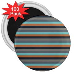 Stripey 10 3  Magnets (100 Pack) by anthromahe