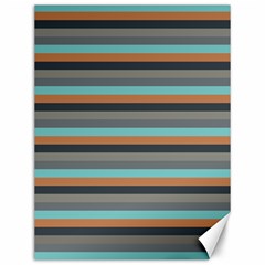 Stripey 10 Canvas 12  X 16  by anthromahe