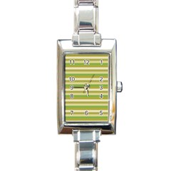 Stripey 11 Rectangle Italian Charm Watch by anthromahe