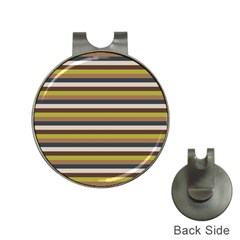 Stripey 12 Hat Clips with Golf Markers
